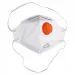 Плоская полумаска Dexx 11102_z01 FFP1 фильтрующая с клапаном