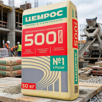 Евроцемент М500 Д20 50 кг