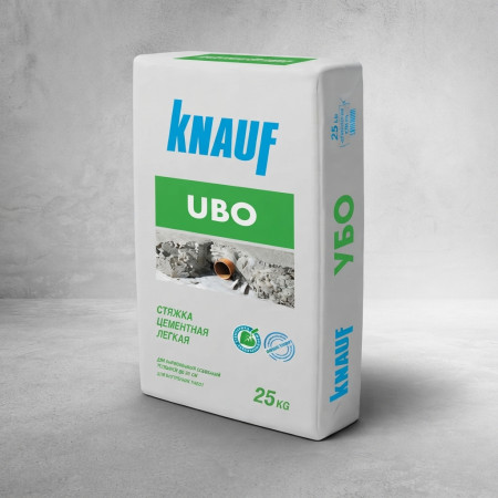 Ровнитель пола Knauf Ubo цементный легкий 25 кг
