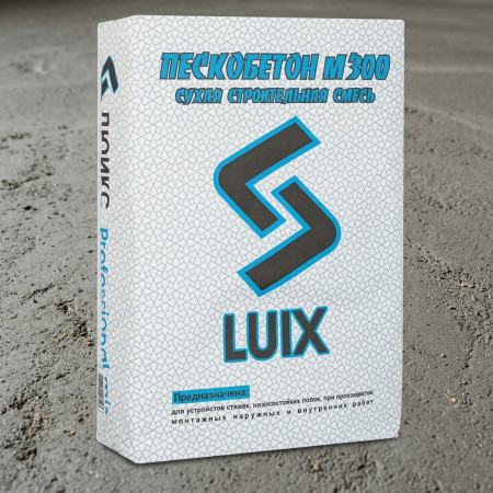 Смесь цементная Русеан Luix М-300 пескобетон 40 кг