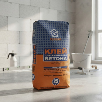 Клей для ячеистых блоков Русеан 25 кг