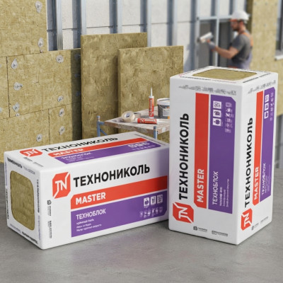 Базальтовая вата Технониколь Техноблок Стандарт 1200х600х100 мм 4 плиты в упаковке