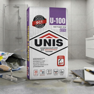 Клей эластичный Unis Uniflex U-100 25 кг
