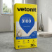 Пол наливной финишный Weber.Vetonit 3100 20 кг