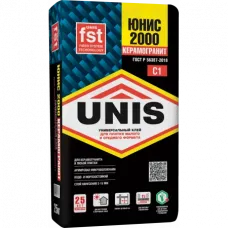 Клей для плитки Unis 2000 25 кг