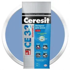 Затирка цементная для узких швов Ceresit СЕ33 Comfort голубая 2 кг