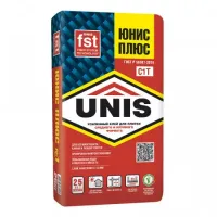 Клей для плитки Unis Плюс 25 кг