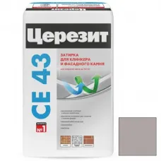Затирка цементная для швов Ceresit CE 43 Super Strong серая 25 кг