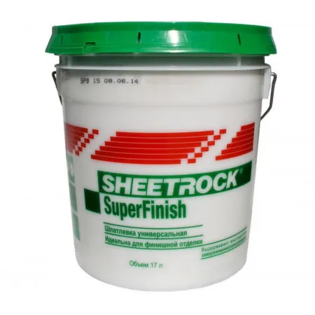 Шпатлевка универсальная Danogips (Sheetrock/Шитрок) SuperFinish 17 л / 28 кг