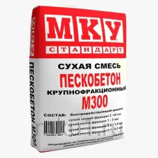 Пескобетон Мансуровское карьероуправление М300 крупнофракционный, 40 кг