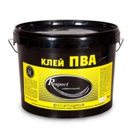 Клей строительный ПВА Гермес Универсальный Respect 10 кг Клей строительный ПВА Гермес Универсальный Respect 10 кг