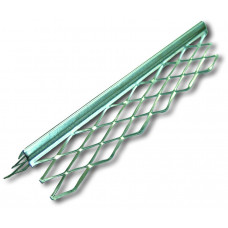 Уголок штукатурный металлический с сеткой 35х35мм L=3м