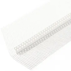 Профиль углозащитный штукатурный универсальный пластиковый, с сеткой 100х100 мм, 3м