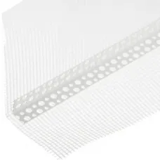 Профиль углозащитный с сеткой из стекловолокна 100х150 мм 3 м пластиковый