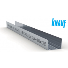 Профиль направляющий ПН-2 Кнауф 50х40х0,6 мм L=3м
