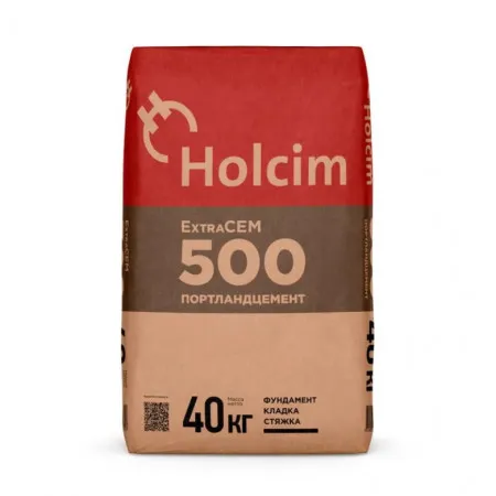 Цемент Holcim Extracem М500 40 кг Цемент Holcim Extracem М500 40 кг