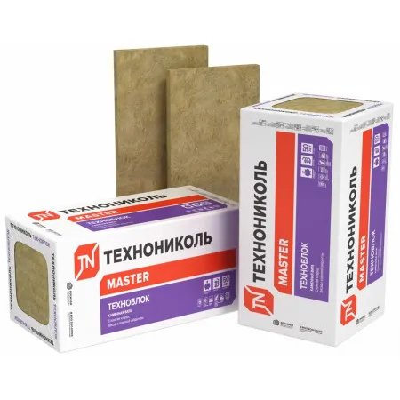 Базальтовая вата Технониколь Техноблок Стандарт 1200х600х50 мм 8 плит в упаковке