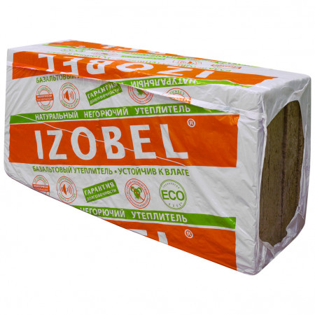 Базальтовая вата Izovol Izobel Эко 1000х600х50 мм 8 шт 