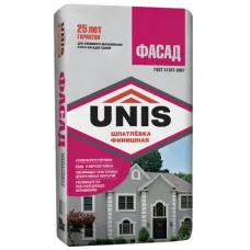 Шпатлевка цементная Unis Фасад 20 кг серая