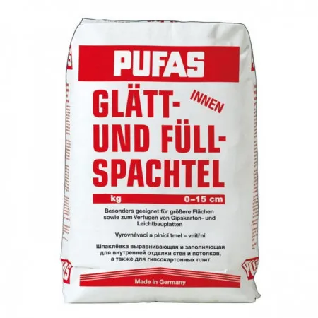Шпатлевка гипсовая Pufas Glatt-und Fullspachtel 20 кг