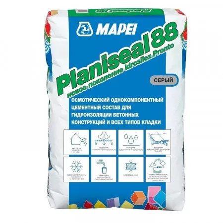 Гидроизоляция Mapei Planiseal 88 25 кг Гидроизоляция Mapei Planiseal 88 25 кг
