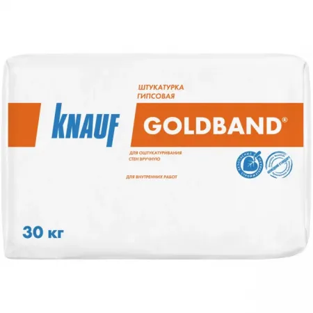 Штукатурка гипсовая Knauf Гольдбанд 30 кг