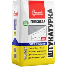 Штукатурка гипсовая Старатели белая 30 кг