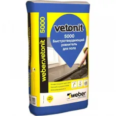 Ровнитель для пола Weber.Vetonit 5000 быстротвердеющий 25 кг