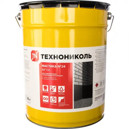 Мастика битумная Технониколь №24 мгтн 20 кг Мастика битумная Технониколь №24 мгтн 20 кг