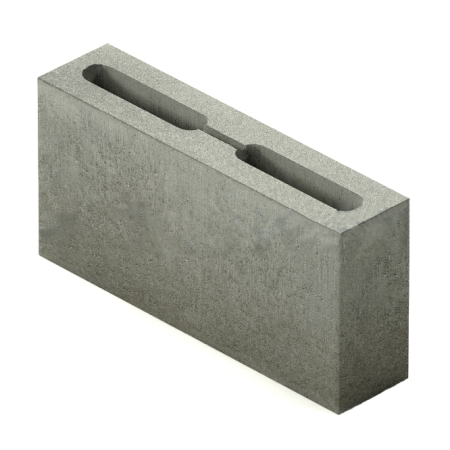 Керамзитобетонный блок 90 мм 390x90x188 Керамзитобетонный блок 90 мм 390x90x188