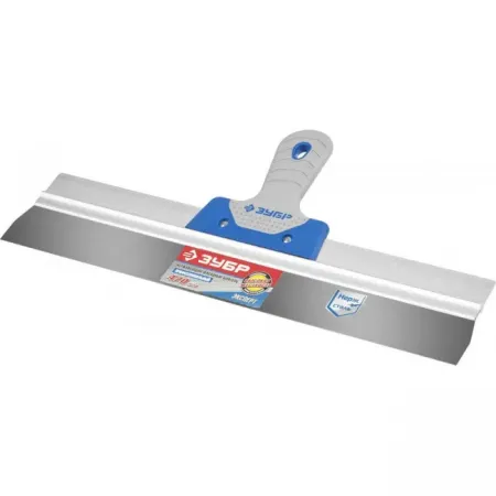 Шпатель малярный ЗУБР "ЭКСПЕРТ" фасадный, нержавеющее полотно, 2-х комп. рукоятка, 470мм