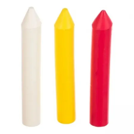 Мел набор (белый, желтый, красный) 13 x 85; 3 шт. TOPEX 14A968