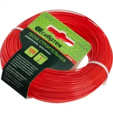 Строительная леска, 100 м, D 1 мм цвет оранжевый СИБРТЕХ 84838