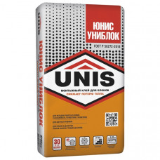 Клей кладочно-монтажный Unis Униблок Зима 25 кг